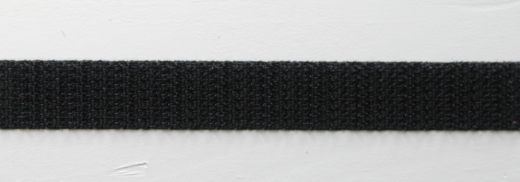 Ruban-crochets Velcro 10mm noir 1 mètre