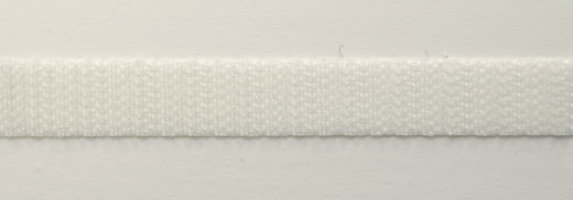 Ruban-crochets Velcro 10mm blanc 1 mètre