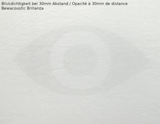 Bewacoustic Akustikstoff Brillanza 150 x 50cm weiss